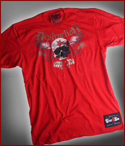 Men's Destruction Fight Gear Red Tee